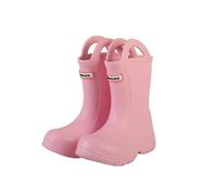 MOVAWAKY Wellies Kids, Little Kid Wellies Baby Booties Yard Boots Fun Patterns Fashionable Girls' with Pretty Designs for School & Garden Activities Pink