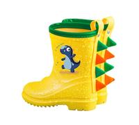 MOVAWAKY Wellington Boots Kids, Non-Slip Waterproof Child Wellies White Boots Waterproof Baby Booties Everyday Design Junior Wellies for Children for Kids, Toddler