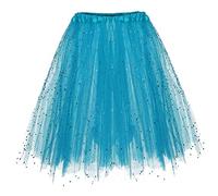 MOVAWAKY Women's Tulle Tutu Skirts,White Tutu Skirts Led Light Up Tutu Ballet Skirt for Adult Tulle Skirts for Women UK Brown Ballet Skirt Homecoming, Wedding, Evening Party, Christmas Event