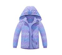 MOVAWAKY Yellow Jackets, Breathable Waterproof Jackets Coat for Girls Yellow Raincoat Boys Winter Coats Waterproof Warm Breathable, Wind & Water Resistant Age 2-15 Years