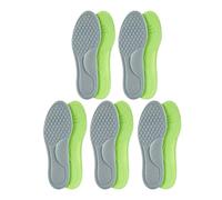 MOVDARL 2/10pcs Unisex Soft Memory Foam Orthopedic Insoles Breathable Deodorizing Shoes Sports Anti-Sweat Shoe Accessories(Grey(10pcs),43-44)