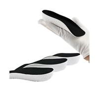 MOVDARL 3.5/2.5/1.5cm Arch Support Height Increase Insoles Light Weight Soft Elastic Lift Soft Elastic Lifting for Men Women Shoes Pads(Black-1 Pairs,2.5CM)