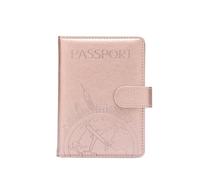 MOVDARL Anti-Theft Global Tourism Passport Cover Wallet Bag Men Women ID Address Card Holder Portable Travel Accessories(Pink)