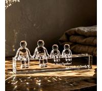 Movdyka Crystal 15th Anniversary Wedding Gifts for Couple Her Him
