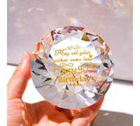 Movdyka Crystal 90th Birthday Gifts for Women Men 90 Years Old Keepsake