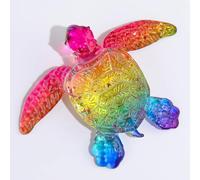 Movdyka Crystal Colorful Sea Turtle Gifts for Women, Tortoise Statue Art Glass Animals Sculpture Collection Figurine Home Decor, Paperweight Birthday Present for Him