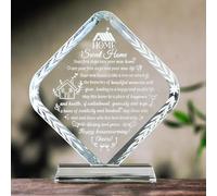 Movdyka Crystal New Home Gifts for Couple Housewarming Ideas Ornament