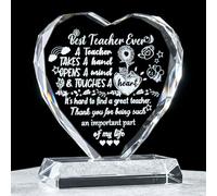 Movdyka Crystal Plaque Appreciation Teacher Gifts for Teachers from Student