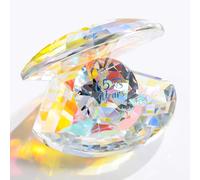 Movdyka Crystal Shell Sapphire 65th Anniversary Wedding Gifts for Parents