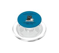 Move At A Glacial Pace You Know that Thrills Me Annoyed Cat PopSockets PopGrip for MagSafe
