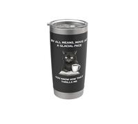 Move At A Glacial Pace You Know that Thrills Me Annoyed Cat Stainless Steel Insulated Tumbler