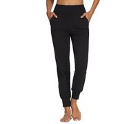 MOVE BEYOND Buttery Soft Women's Joggers Pants with 4 Pockets Active Sweatpants High Waist Workout Yoga Lounge Pants, Black, XXL