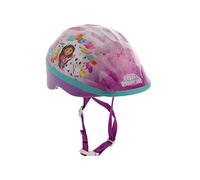 Gabby's Dollhouse Kids Bike Helmet Officially Licensed Character Design Robust EPS Inner Material, Adjustable Size, Ventilated Shell for Cooling Suitable for Head Sizes 48-52cm