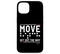 Move Get Out The Way White Cane Awareness Day Case for iPhone 13