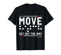 Move Get Out The Way White Cane Awareness Day T-Shirt