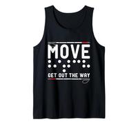 Move Get Out The Way White Cane Awareness Day Tank Top