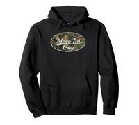 Move I'm Gay Camouflage Pride Distressed Design Pullover Hoodie