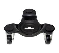 Move-It 11018 Tri Wheel Roller Dolly, Black