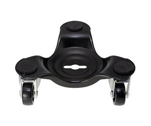 Move-It 11018 Tri Wheel Roller Dolly, Black