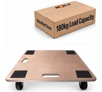 Move-It Dolly, Trolley on Wheels, Transport Roller For Moving Furniture | 59 x 49cm, Bulky Appliances & Equipment, 180kg Load Capacity, Plywood Mover