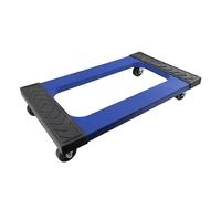 Move It Plastic Dolly Trolley 300kg Heavy Duty Platform Dolly with Steel Reinforced Polypropylene Deck and Rubber Grip Pads for Moving Boxes, Furniture and Equipment