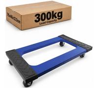 Move It Plastic Dolly Trolley 300kg Heavy Duty Steel Platform for Moving | Steel Reinforced Polypropylene Deck and Rubber Grip Pads for Moving Boxes, Furniture and Equipment