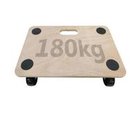 Move-It Plywood Dolly Trolley With Grip Pads, 45X30Cm Heavy-Duty Anti-Slip Transport Roller Trolley, 180Kg Load Capacity