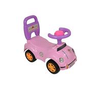 MoVe My First Car Ride On | Pink Boys Girls Toddler Push Toy | 4 Wheel Childrens Steering Cart for Kids Age 1-3