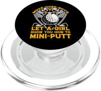 move over boys let a girl show you how to mini-putt PopSockets PopGrip for MagSafe