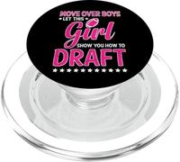 Move Over Boys Let This Girl Show You How To Draft Football PopSockets PopGrip for MagSafe