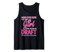 Move Over Boys Let This Girl Show You How to Draft Football Tank Top