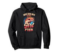 Move Over Boys Let This Girl Show You How To Fish Fishing Pullover Hoodie