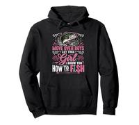 Move Over Boys Let This Girl Show You How To Fish Pullover Hoodie