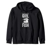 MOVE OVER BOYS LET THIS GIRL SHOW YOU HOW TO FISH Zip Hoodie