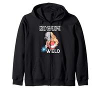 Move Over Boys Let This Girl Teach You How To Weld Welding Zip Hoodie