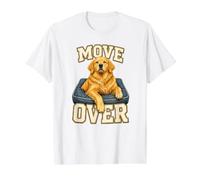 Move Over Funny Dog Owner Humor Design Value Graphic T-Shirt, Men, White, M