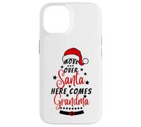 Move over santa here comes grandma,Funny Santa Christmas Paj Case for iPhone 14