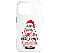 Move over santa here comes grandma,Funny Santa Christmas Paj Case for iPhone 16 Pro