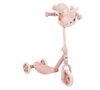 MoVe Pets 2 Go! Kids Tri Scooter with Detachable Animal Pal Toy | Toddler 3 Wheel Push Along Ride On Scooter | Girls or Boys | Age 3+