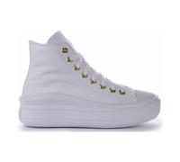 Move Platform White Gold Trainers - female - Converse - Sneakers - White - 8 UK - Shoes 8 UK