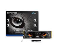 MOVE SPEED HB7450 1TB SSD for PS5 with Heatsink TLC NAND, PCIe 4.0 NVMe M.2 Internal Solid State Drive - Up to 7450MB/s, 3D NAND Storage Expansion Compatible with PS5, Desktops and Laptops