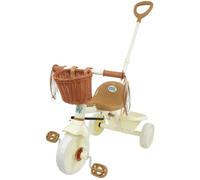 Move Steer Along Trike - Brown & White, White,Brown