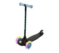 MoVe Tilt & Glo 3 Wheel Scooter with Light Up Wheels | Kids Push Tri Scooter | Adjustable Handlebar | Blue, Ages 3+