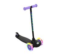 MoVe Tilt & Glo 3 Wheel Scooter with Light Up Wheels | Kids Push Tri Scooter | Adjustable Handlebar | Lilac, Ages 3+