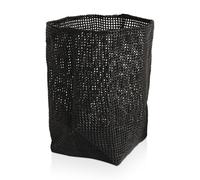move Tube Large Basket 33 x 33 x 51 cm Made From Flexible Mesh, Black