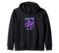 Move Your Vibe Dance Music Urban Style Art Zip Hoodie