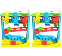 Move2Play, Feed The Fish | Interactive Baby & Toddler Toy | 1, 2+ Year Old Gift & Birthday Present | Boys & Girls Babies Ages 6, 7, 8, 9, 10, 12, 18, 24+ Months Old (Pack of 2)