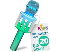Move2Play, Kids Karaoke Microphone | Includes Bluetooth & 15 Pre-Loaded Nursery Rhymes | Birthday Gift for Girls, Boys & Toddlers | Girls Toy Ages 2, 3, 4-5, 6+ Years Old