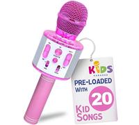 Move2Play, Kids Karaoke Microphone | Includes Bluetooth & Pre-Loaded Songs | Girls Birthday Toy for 2, 3, 4, 5+ Girls & Boys