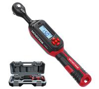 Movecrab Digital Torque Wrench 4.2-85Nm Range with Dual Direction Ratchet±2% Accuracy with Vibration Buzzer LED Alert